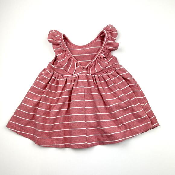 Vignette Pink Striped Ruffle Dress - Picture 5 of 5
